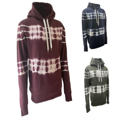 China New Arrival Anti-Wrinkle Men's Kangaroo Hooded Knotted Dyed Pocket Sportwear Casual Sportswear For Outdoor for sale