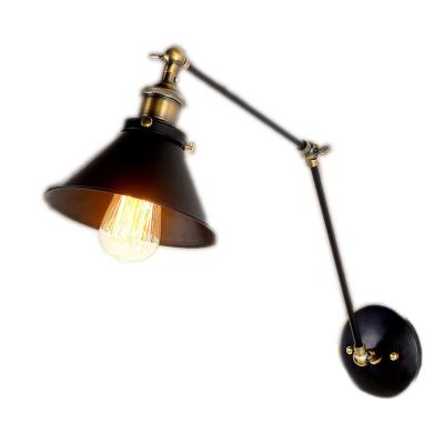 China Creative Nostalgic Retro Metal Cafe Restaurant Extendable Interior Vintage Led Lights For Wall for sale