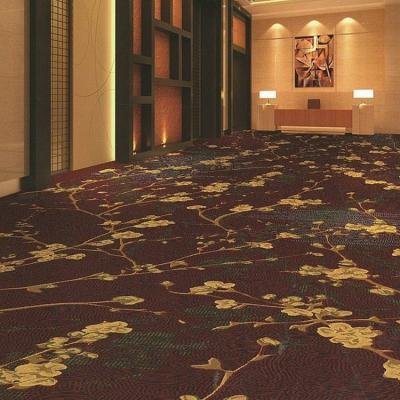 China New Design Commerical Broadloom Axminster Non Slip Customized Carpet for sale