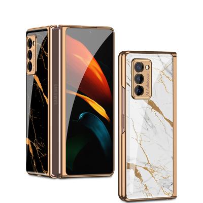 China 2021 Newest GKK 9H Shockproof Plexiglass Design For Samsung Galaxy Z Fold2 5G, Fold3 5G for sale