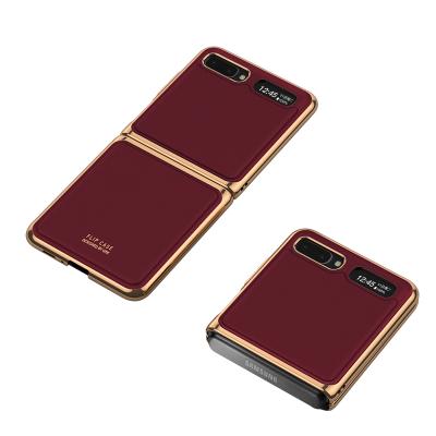 China High Quality Shockproof Gkk Cell Phone Case For SM Galaxy Z Flip Leather Back Cover for sale