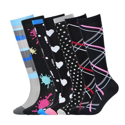 Китай Breathable Colorful Medical Compression Sock Manufacturers Unisex Custom Made High Knee Sock For Women And Men продается