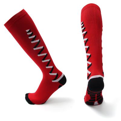 Chine Antibacterial Knee Sports Socks Football Socks High Fitness Running Compression Socks à vendre