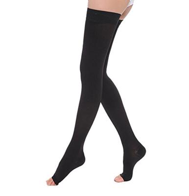 Cina Compression Breathable Medical Thigh High Stockings For Men And Women in vendita