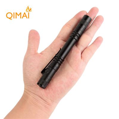 China Pen Light Mini Portable LED Flashlight 1 Torch 1 Mode Camping Spotlight Small Pen Flash Light Clip For Camping Hiking for sale