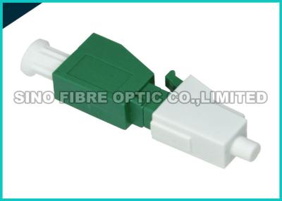 China Green Plug In Attenuator 5dB , LC-APC Port Single Mode Fiber Attenuator for sale