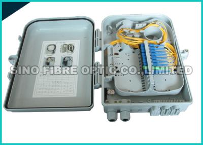 China ABS Plastic Witte Eenheid 2 Kernen FTTH Assemblied van de Vezel Optische Distributie Te koop