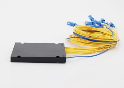 China Box Typ Optical Fiber Splitter Untere Insertion Loss 1 x 8 leicht installiert zu verkaufen