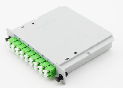 Китай Типичный 10.2 DB Fiber Optic PLC Splitter Простая установка для сетей WAN продается