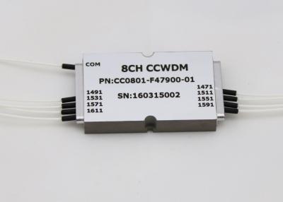 China 1 x 8 CCWDM-Modul Kompakte Größe LC / UPC-Anschlusstyp für MUX / DEMUX-System zu verkaufen