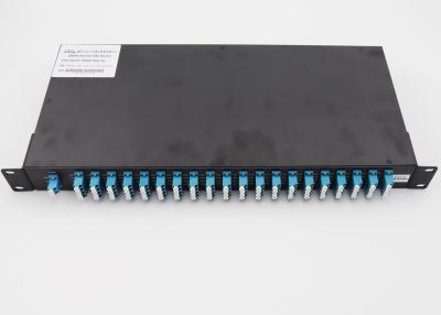 China Multiplexor óptico y demultiplexor para chasis AAWG 1U para WDM - Sistema PON en venta