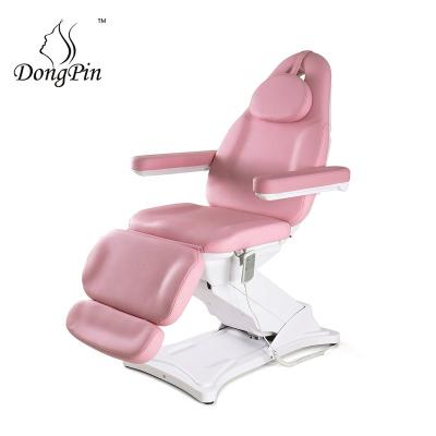 China Wholesale Modern Pink Korea Massage Bed 3 Electric Beauty Bed Spa Facial Motors for sale