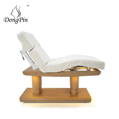 China Modern new arrival spa beauty bed massage table salon passionate electric beds 4 motors for sale