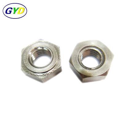 China Quality Customized Hex Blue Self Design Zinc Nut Snap Hooking Nuts For Sheet Metal for sale