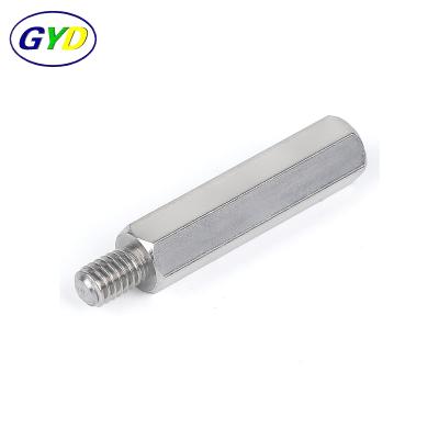 China Stainless Steel Hex M5 Hex Male Female Threaded PCB Standoff CNC Machined Standoff Spacer for sale