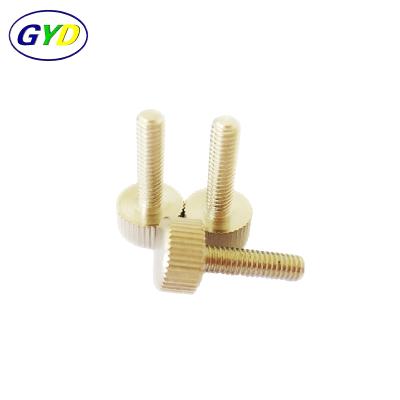 China Flat Pan Stainless Product Manager Knurled Captive Thumb Screw for sale