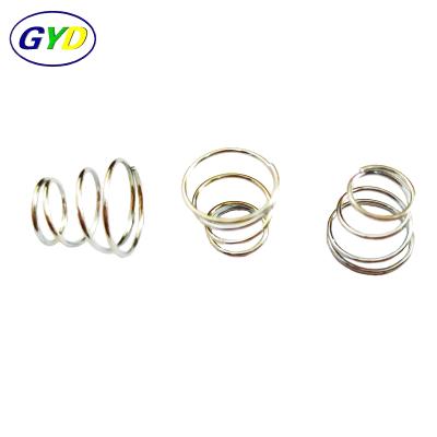 China Custom Conical Stainless Steel Spiral Wire Coil Battery Contact Springs for sale