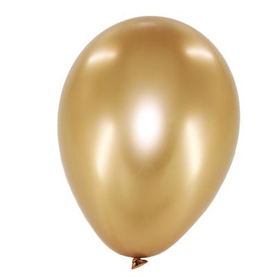 China Promotional Toy Promotional Wholesale Metal 12 Inch Latex Gold Chrome Balloon for sale