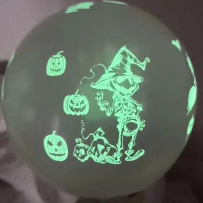 China Promotional Wholesale Custom Toy Printing Glowing Light Transparent Latex Balloon for sale