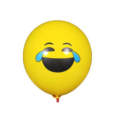 China Promotional Toy Custom Printing Yellow Color 12inch Cry Face Latex Balloons for sale