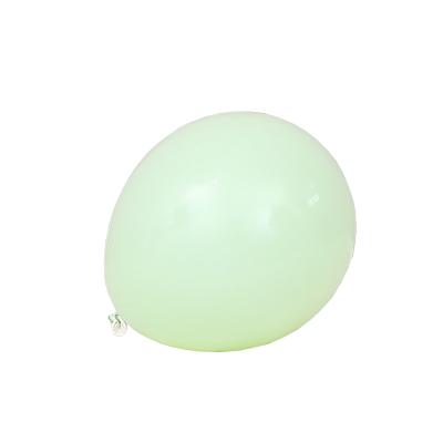 China Promotional Toy Wholesale 5 Inch Green Macaron Color Latex Balloon for sale