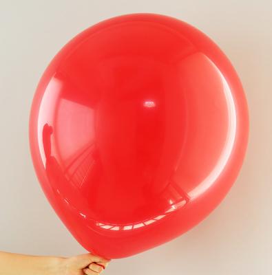 China Promotional Hot Selling Single Giant 18 Inch Red Color Latex Toy Amazon Balloon for sale