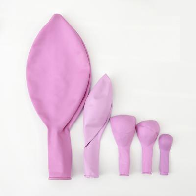 China Promotional Toy 36inch Round Pastel Color Fuchsia Latex Shape Macaron Balloons for sale