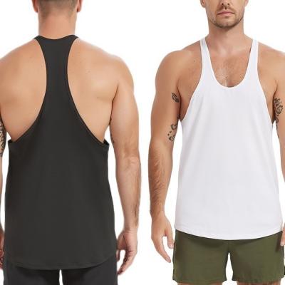 China XMAMLON Custom Gym T-Shirt Vests for Men's Graphic Tshirt Sleeveless Tank Top Cotton for sale