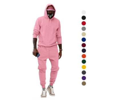 China Aanpasbare Blank Sweat Suits Mensen Jogging Set Hoodies Jogging Wear Kleding Te koop