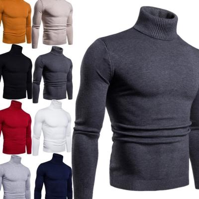 China Men's Full Alpaca Turtleneck Sweater Vintage Winter Clothes with NO Needle Detection for sale