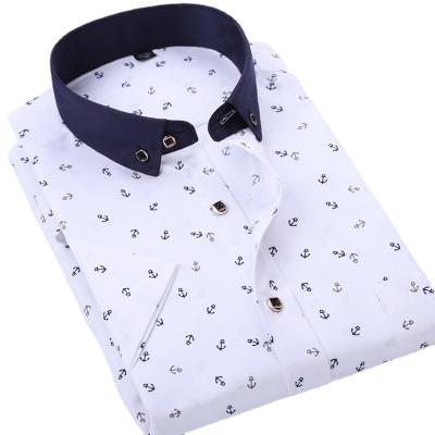 China Camiseta de manga curta de impressão floral de verão de fibra de poliéster para homens Design casual e jovem à venda