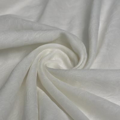 China Dyed Lightweight Wool and Polyester Jacquard Fleece Fabric for Dress for sale