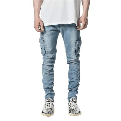 China Herrenfracht Skinny Jeans mit Seitentaschen Schnelltrockene Jeans zu verkaufen