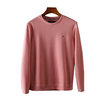 China O-Neck Embroidered Men's Round Collar Sweater Terry Pullover Unlined and Workmanship for sale