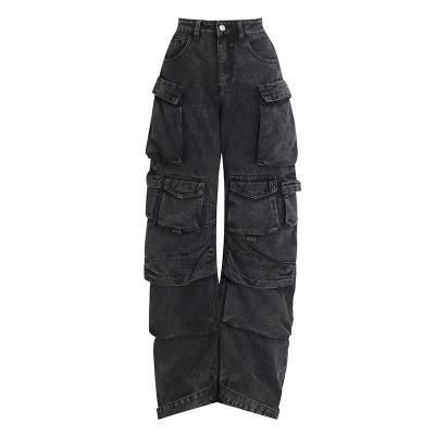 China Cotton Denim Hiphop Grande Enrolado Saco Solto Calças De Calça De Homem Para Estilo Sustentável à venda