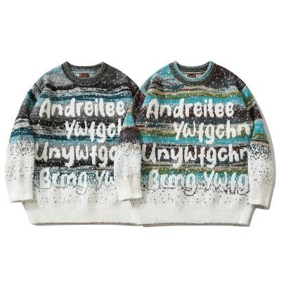 China Pullover de manga larga de diseño personalizado de tejido de lana de Navidad suéteres masculinos suéteres para hombres transpirable en venta