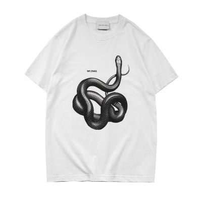 China Gender-Neutral 3D Printed Snake Loose T-shirt for Street Fashion in Various Sizes for sale