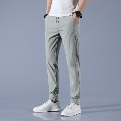 China Ice Silk Breathable Quickdry Men's Summer Jogging Pants for Sports and Casual Wear for sale