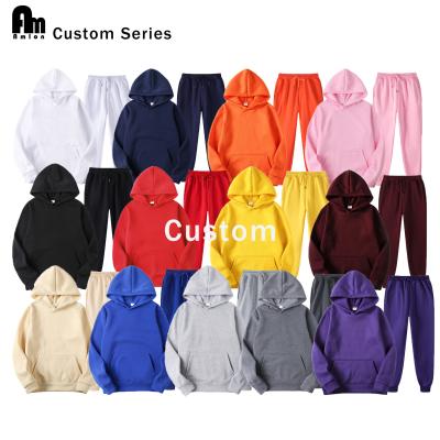 China Breathable Polyester Sweatpants and Hoodie Set for Men Custom Hoodies Sports Clothing for sale