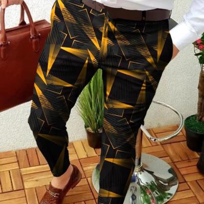 China Pantalones de impresión táctica asequibles para hombres temporada de primavera pantalones de golf de punto elásticos en venta