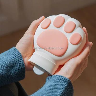 China Water Heater Silicone Cartoon Water Injection Water Bottle Palace Warm Hand Warmer Direct Heating Or Microwave Mini Warm Hand Warmer for sale