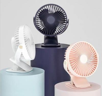 China Clip Function Can New Usb Fan Custom Logo Mini Fan Rechargeable Cordless Portable Fan With Clip for sale