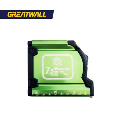 China Belt Clip 0.12mm Blade 2m/3m/5m/5.5m/7.5m Aluminum Case Steel Tape Measure for sale