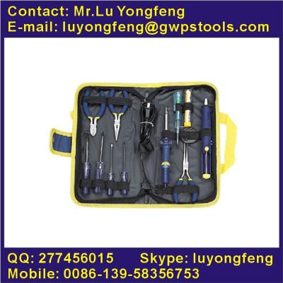 China DIY Home Improvement 13pcs DIY Tool Kit in Canvas Bag for Home Use for sale