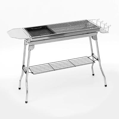 China Hot Sale Outdoor Easy Foldable Stainless Steel Charcoal Portable BBQ Grills Easily Assembled for sale