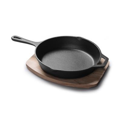 China Pan Pre-Seasoned Kitchen Cooking Ware Multifunctional Non-Stick Non Stick Frying Pans with Metal Handle for sale