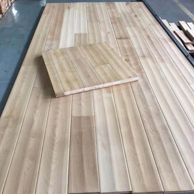 China Modern high grade! Parquet Birch Board Birch Solid Wood Light Outdoor Flooring for sale