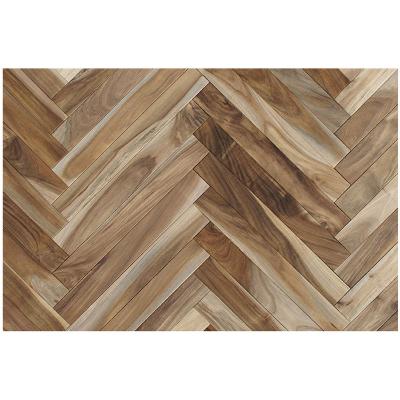 China 2022 modern IN STOCK! Acacia Solid Wood Fishbone Herringbone Flooring for sale