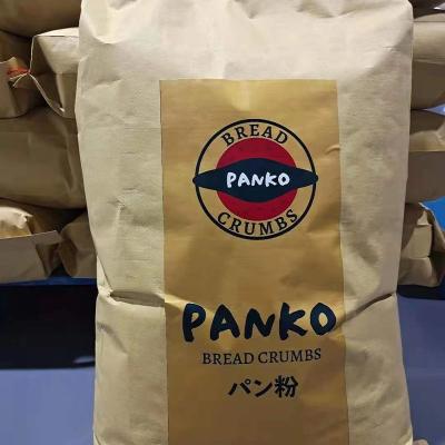 China Normal 10kg Per Craft Paper Bag Bundled Panko Bread Crumbs for sale