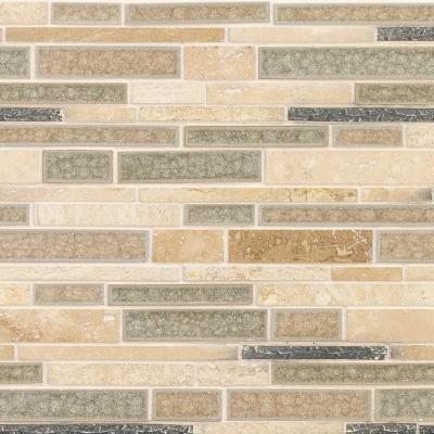 China Modern Multicolor Natural Culture Mosaic Stone Stone For Home Feature Wall Panel for sale